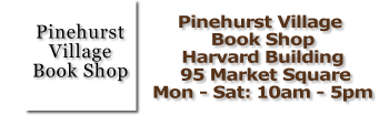 Pinehurst Village Book Shop Inside Pinehurst